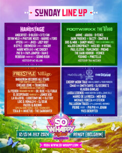 Line-Up Dimanche